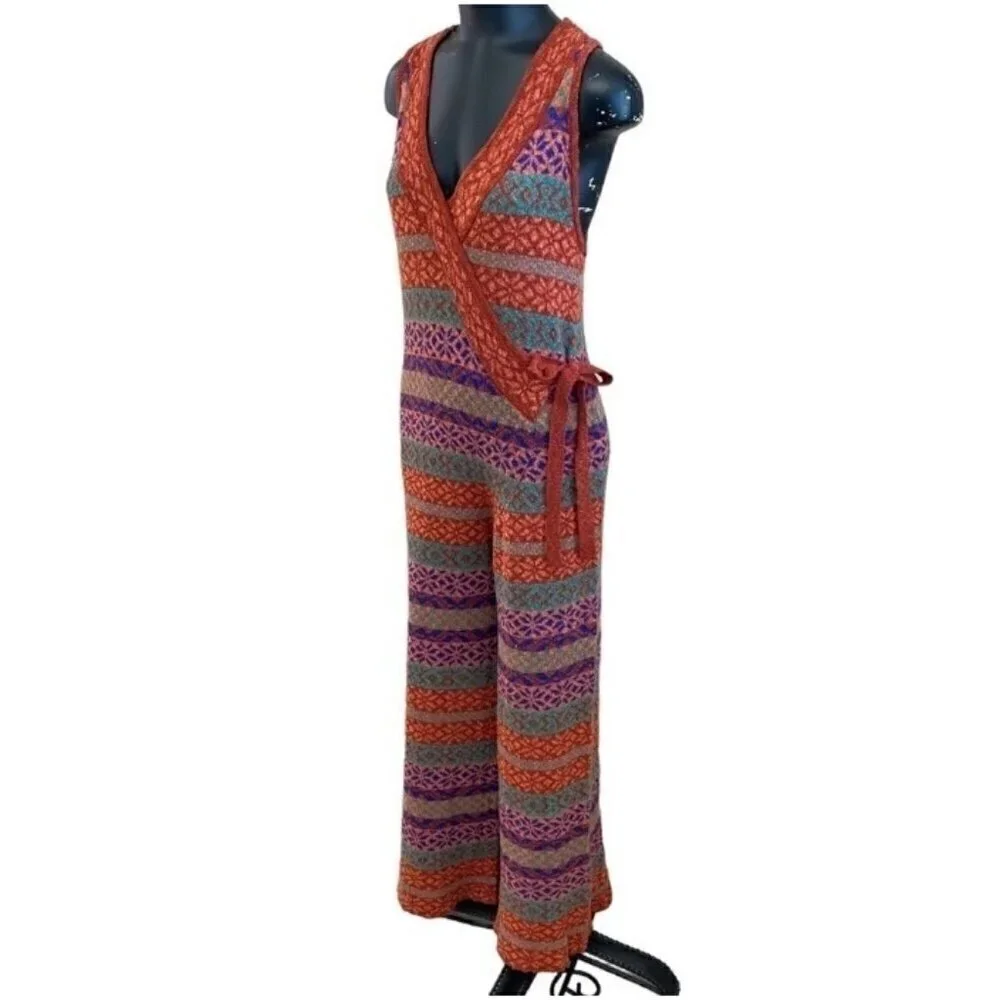 NEW Free People We The Free Snowfall Kind of Love Knited Pantsuit Jumper Size Sm